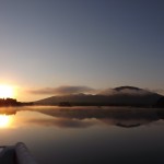 Sunrise on Flagstaff Lake